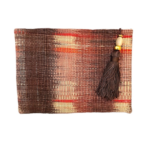 Rafael Sanchez Vintage Designer 12”x9” Pocket Clutch with Signature Tassel. - Picture 2 of 6
